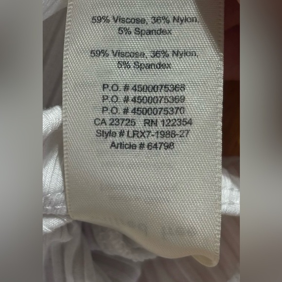 Aritizia Wilfred Free White Ribbed Bodysuit Small EUC - Picture 7 of 9